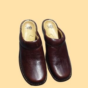 Sofft Ladies Brown Clogs Size 10M